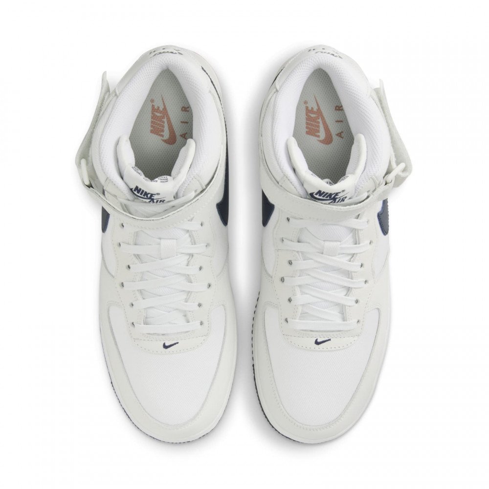 Nike Air Force 1 Mid 07 LX Summit White Obsidian FB8879-100 Nike Air Force 1 Mid 07 LX Summit White Obsidian FB8879-100