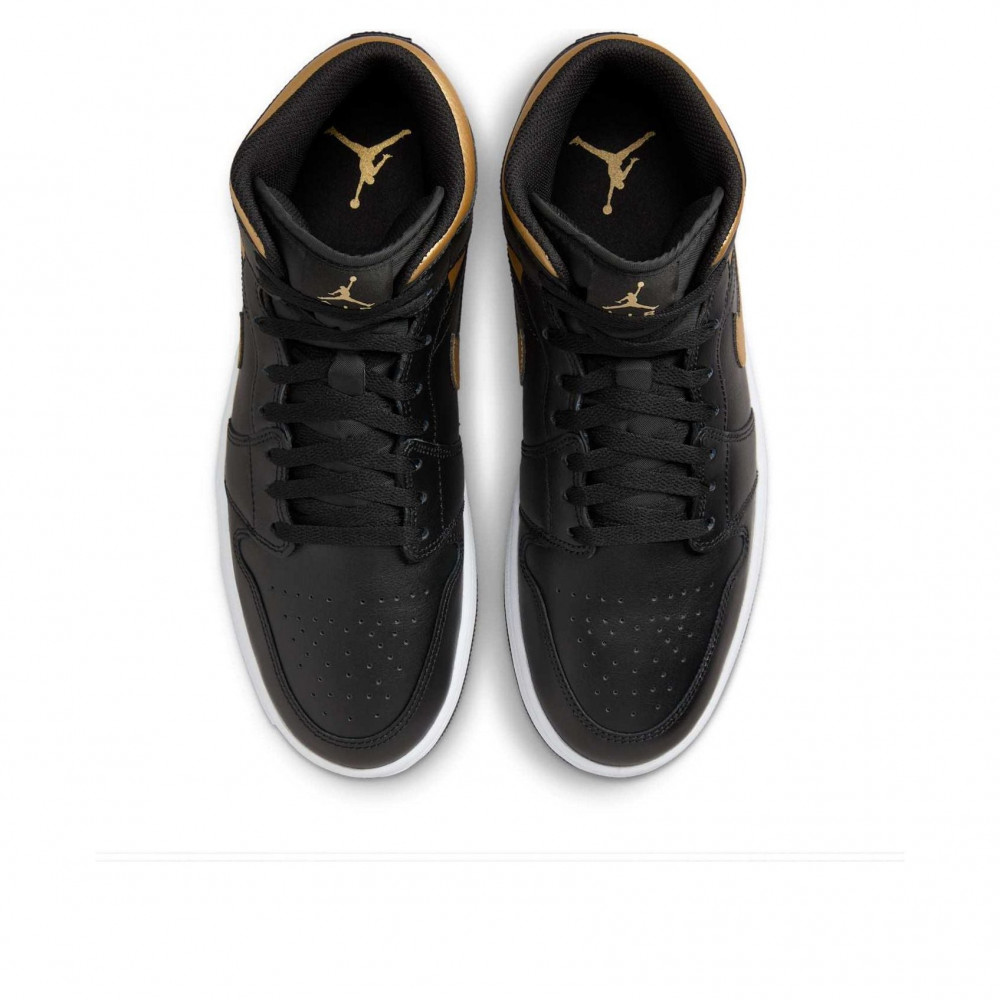 Air Jordan 1 Mid Black Metallic Gold DQ8426-071 Air Jordan 1 Mid Black Metallic Gold DQ8426-071