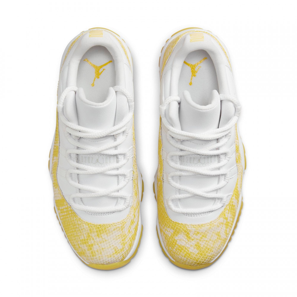 (WMNS) Air Jordan 11 Retro Low  Yellow Snakeskin  AH7860-107
