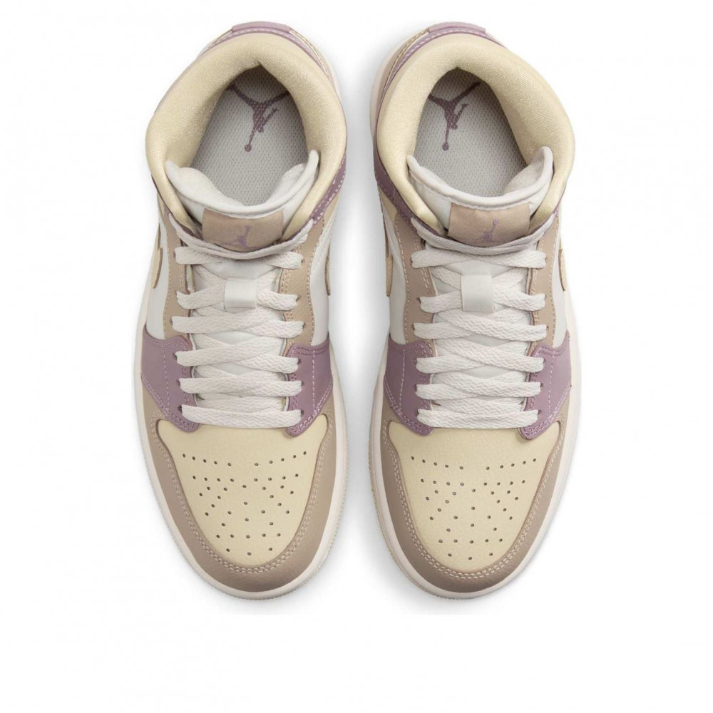 (WMNS) Air Jordan 1 Mid  Light Orewood Brown Taupe Grey  HV2370-100