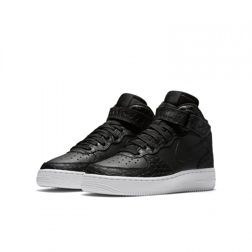 (GS) Nike Air Force 1 Mid  Black Snake  820342-001