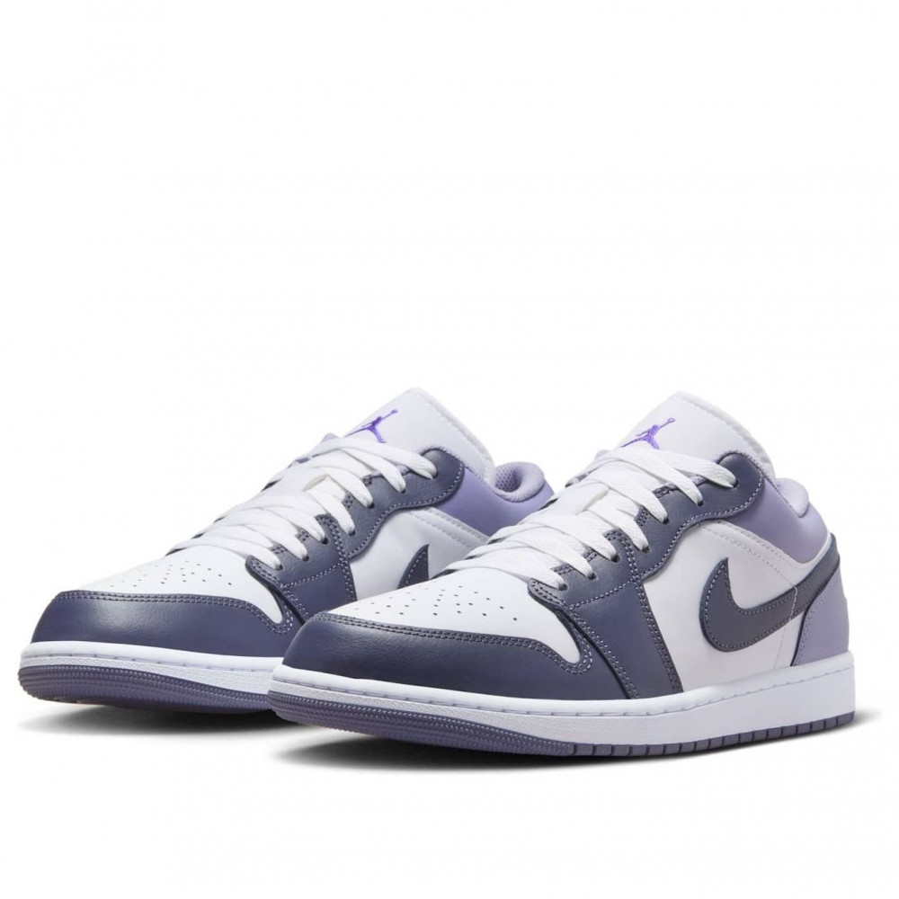 Air Jordan 1 Low White Purple 553558-145 Air Jordan 1 Low White Purple 553558-145