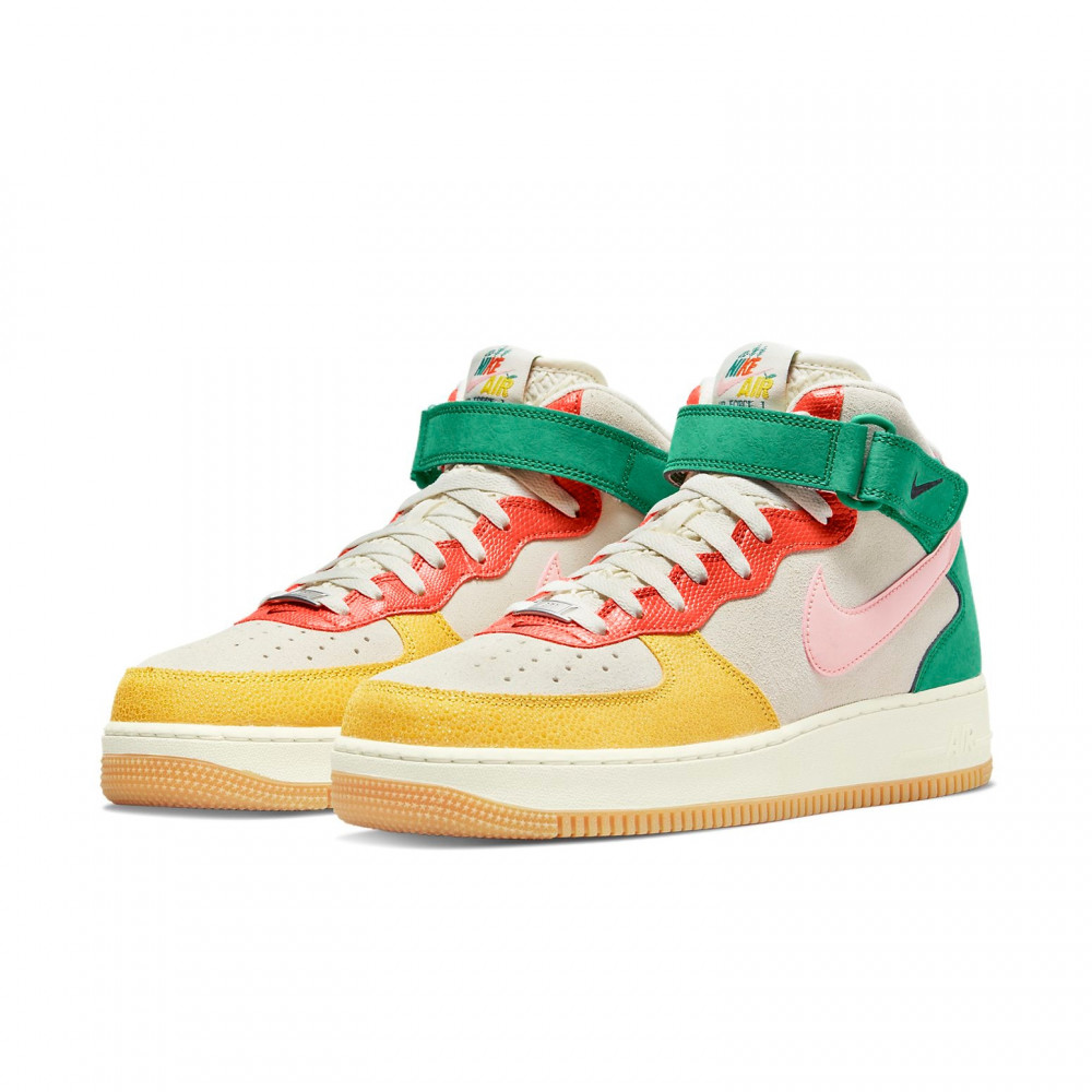 Nike Air Force 1 Mid  Vivid Sulfur Rush Orange  DR0158-100