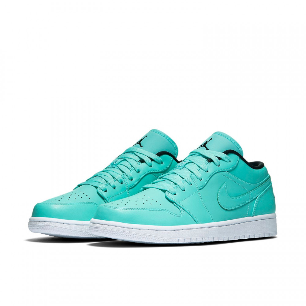 Air Jordan 1 Retro Low  Hyper Turquoise  553558-304