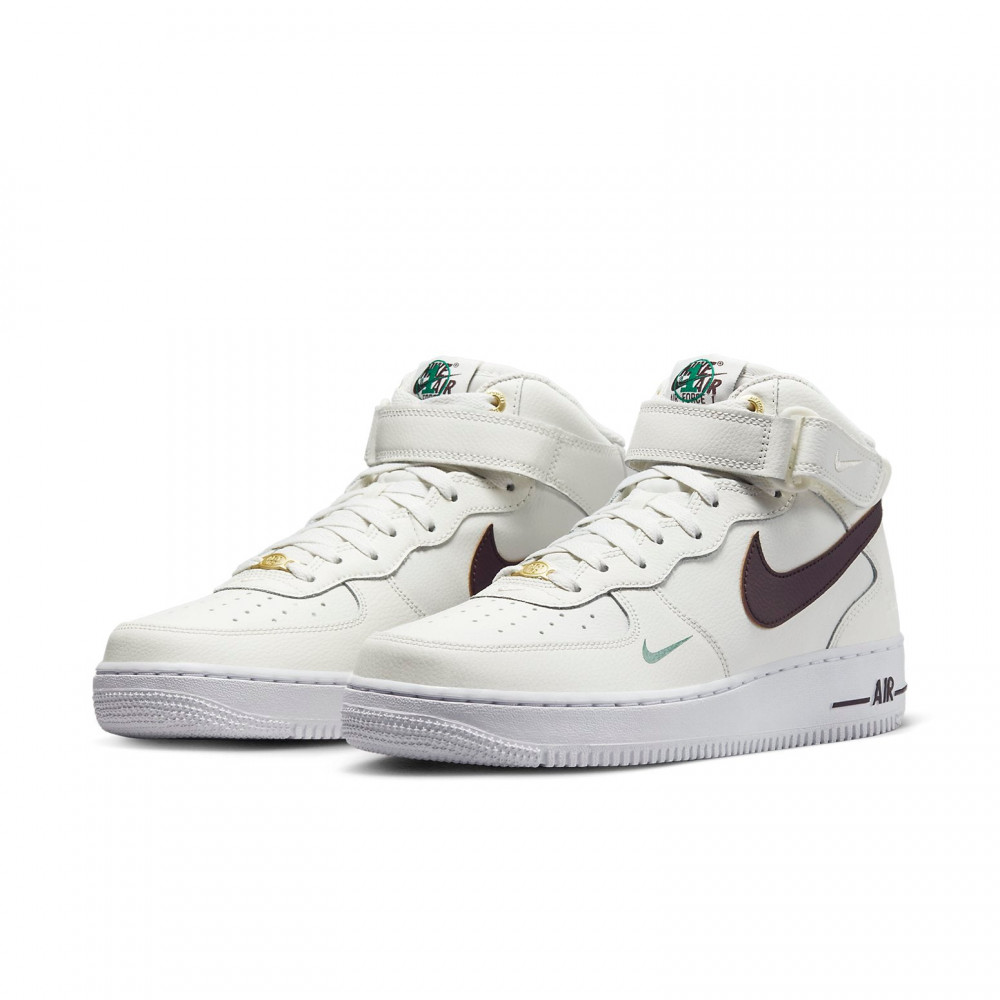 Nike Air Force 1 Mid 07 LV8 40th Anniversary Sail Brown Basalt DR9513-100 Nike Air Force 1 Mid 07 LV8 40th Anniversary Sail Brown Basalt DR9513-100