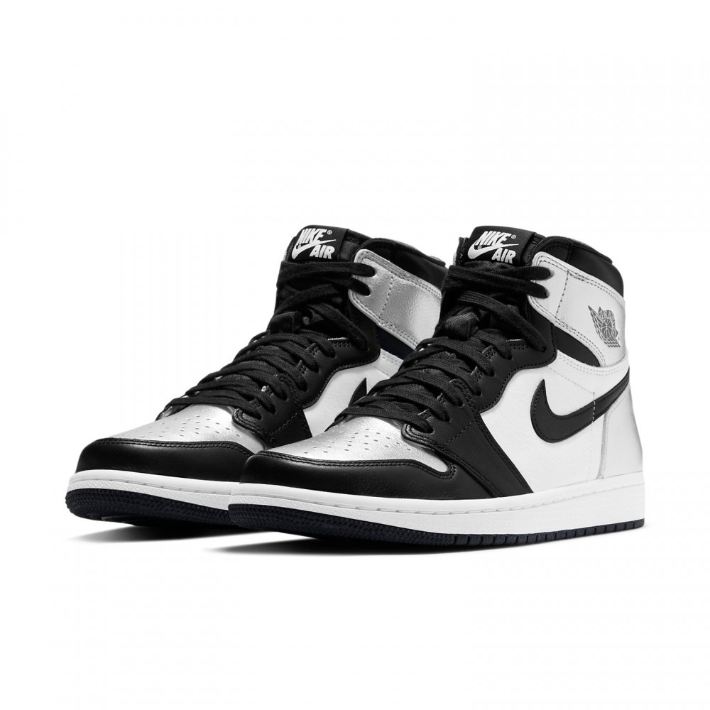 (WMNS) Air Jordan 1 Retro High OG  Silver Toe  CD0461-001