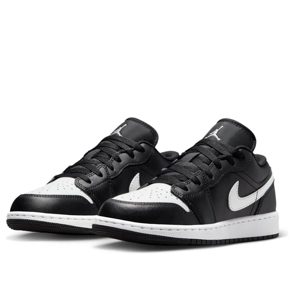 (GS) Air Jordan 1 Low Black Summit White 553560-043 (GS) Air Jordan 1 Low Black Summit White 553560-043