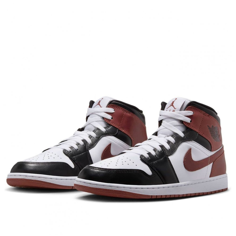 Air Jordan 1 Mid White Red Black HF3216-102 Air Jordan 1 Mid White Red Black HF3216-102