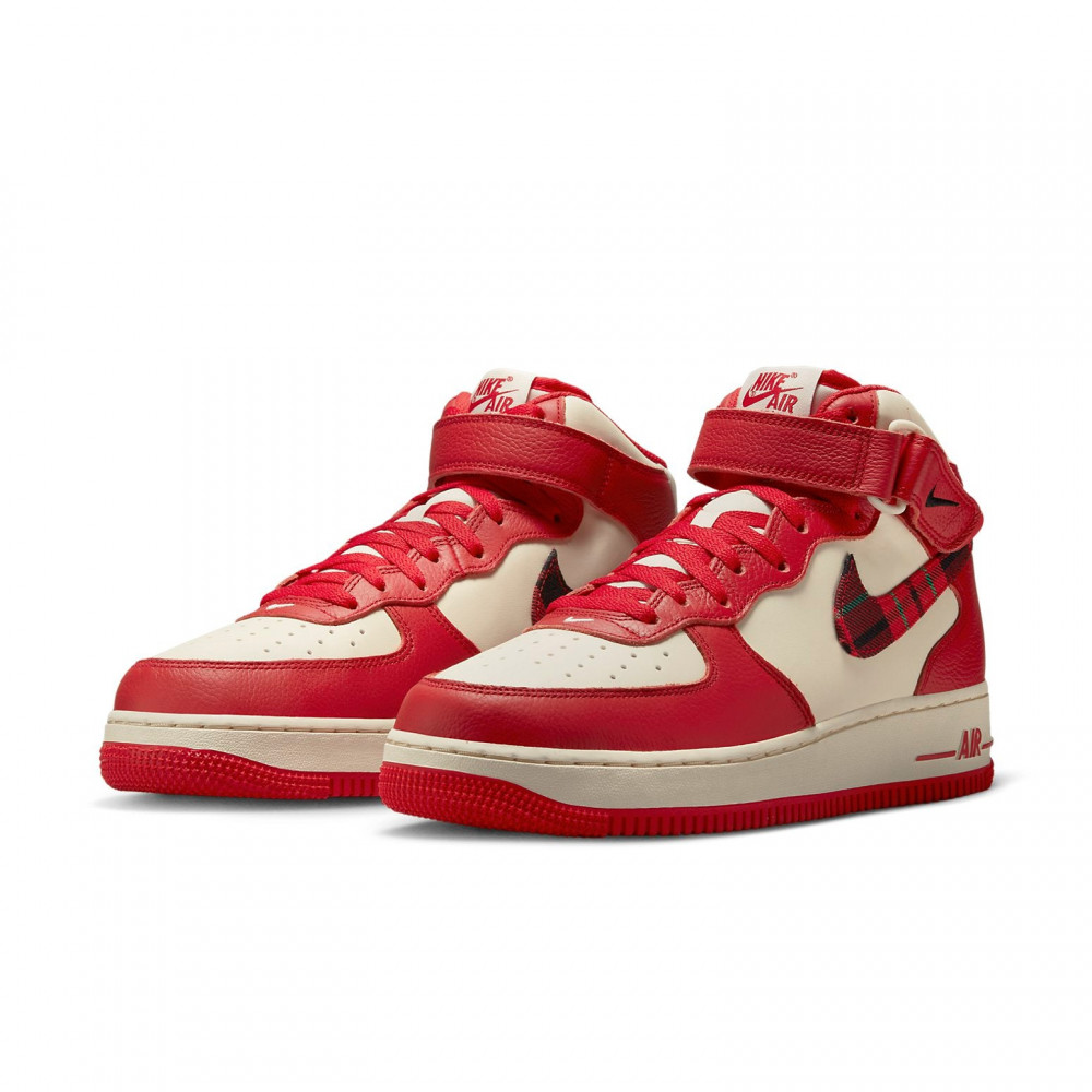 Nike Air Force 1 Mid  07 LX  Red Plaid  DV0792-101