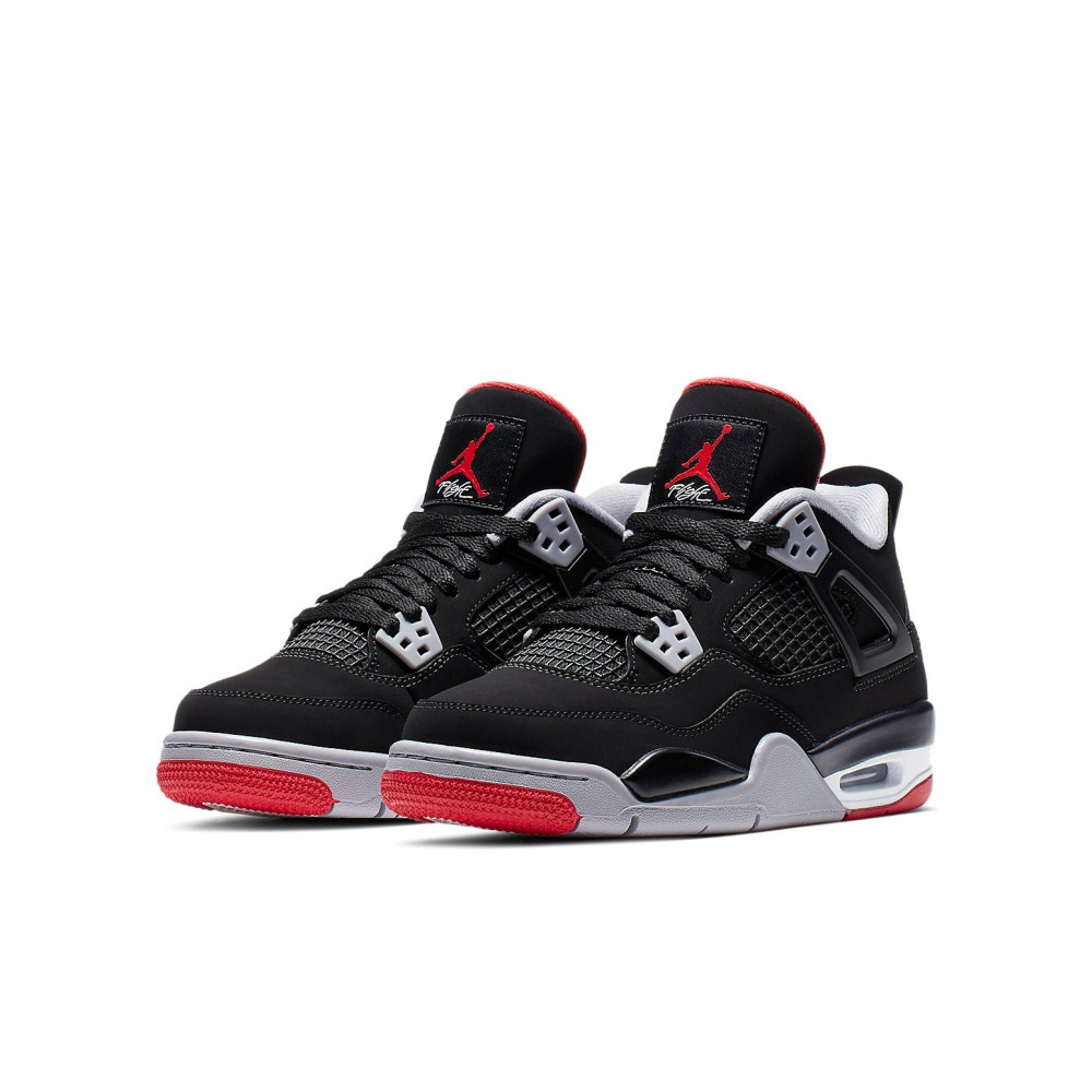 (GS) Air Jordan 4 Retro OG Bred 2019 408452-060 (GS) Air Jordan 4 Retro OG Bred 2019 408452-060