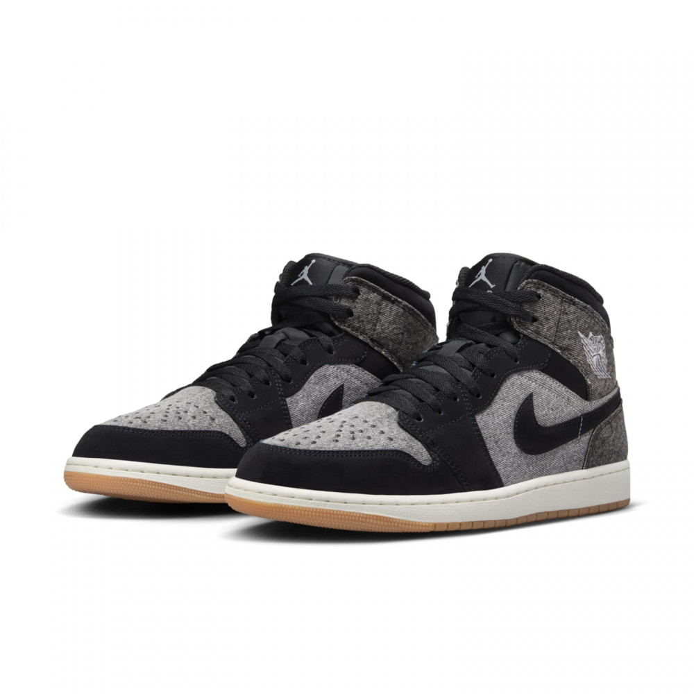 Air Jordan 1 Mid SE Black Denim HJ4363-001 Air Jordan 1 Mid SE Black Denim HJ4363-001