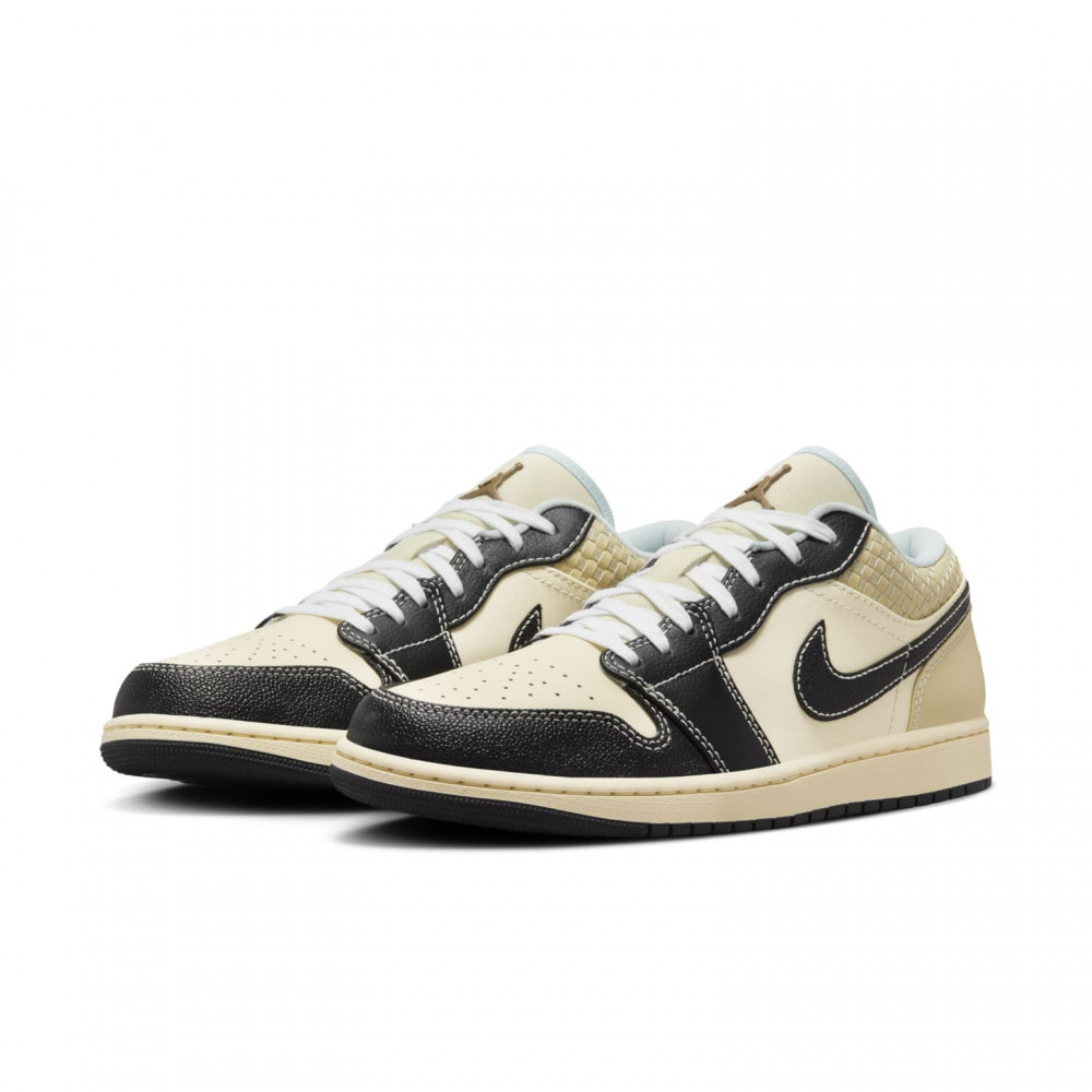 Air Jordan 1 Low SE Coconut Milk Black Muslin HQ3437-101 Air Jordan 1 Low SE Coconut Milk Black Muslin HQ3437-101
