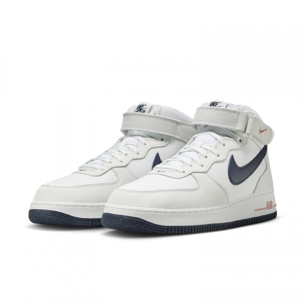 Nike Air Force 1 Mid 07 LX Summit White Obsidian FB8879-100 Nike Air Force 1 Mid 07 LX Summit White Obsidian FB8879-100