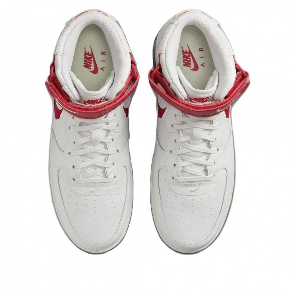 Nike Air Force 1 Mid Evo  White University Red  FB1374-102