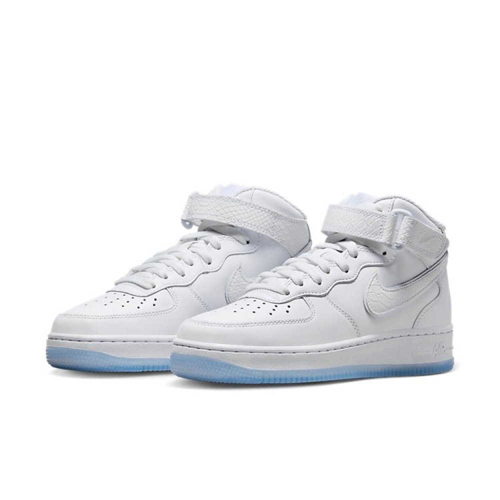 (WMNS) Nike Air Force 1 Mid  White Ice Reptile  FN4274-100