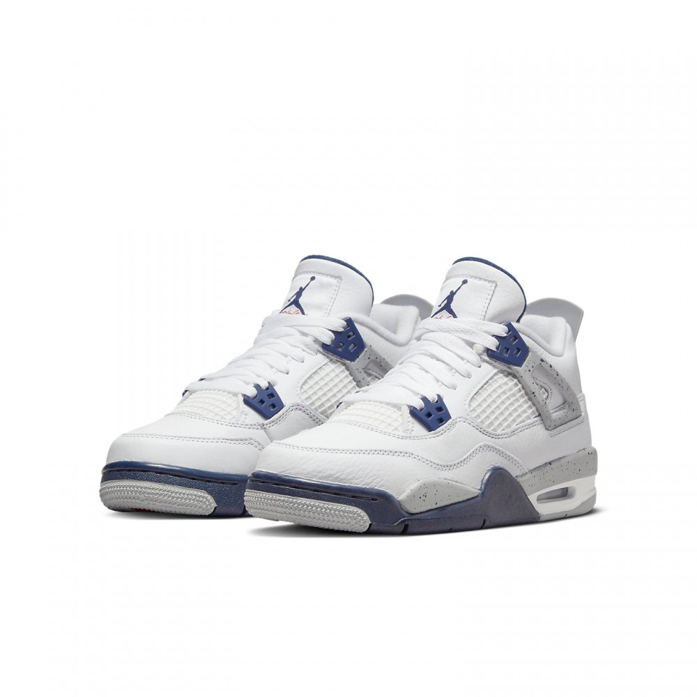 (GS) Air Jordan 4 Retro Midnight Navy 408452-140 (GS) Air Jordan 4 Retro Midnight Navy 408452-140