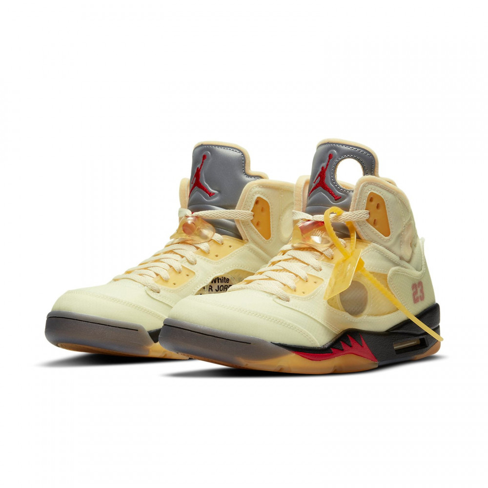Air Jordan 5 x Off-White SP Sail DH8565-100 Air Jordan 5 x Off-White SP Sail DH8565-100
