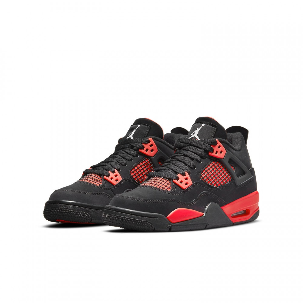 (GS) Air Jordan 4 Retro Red Thunder 408452-016 (GS) Air Jordan 4 Retro Red Thunder 408452-016