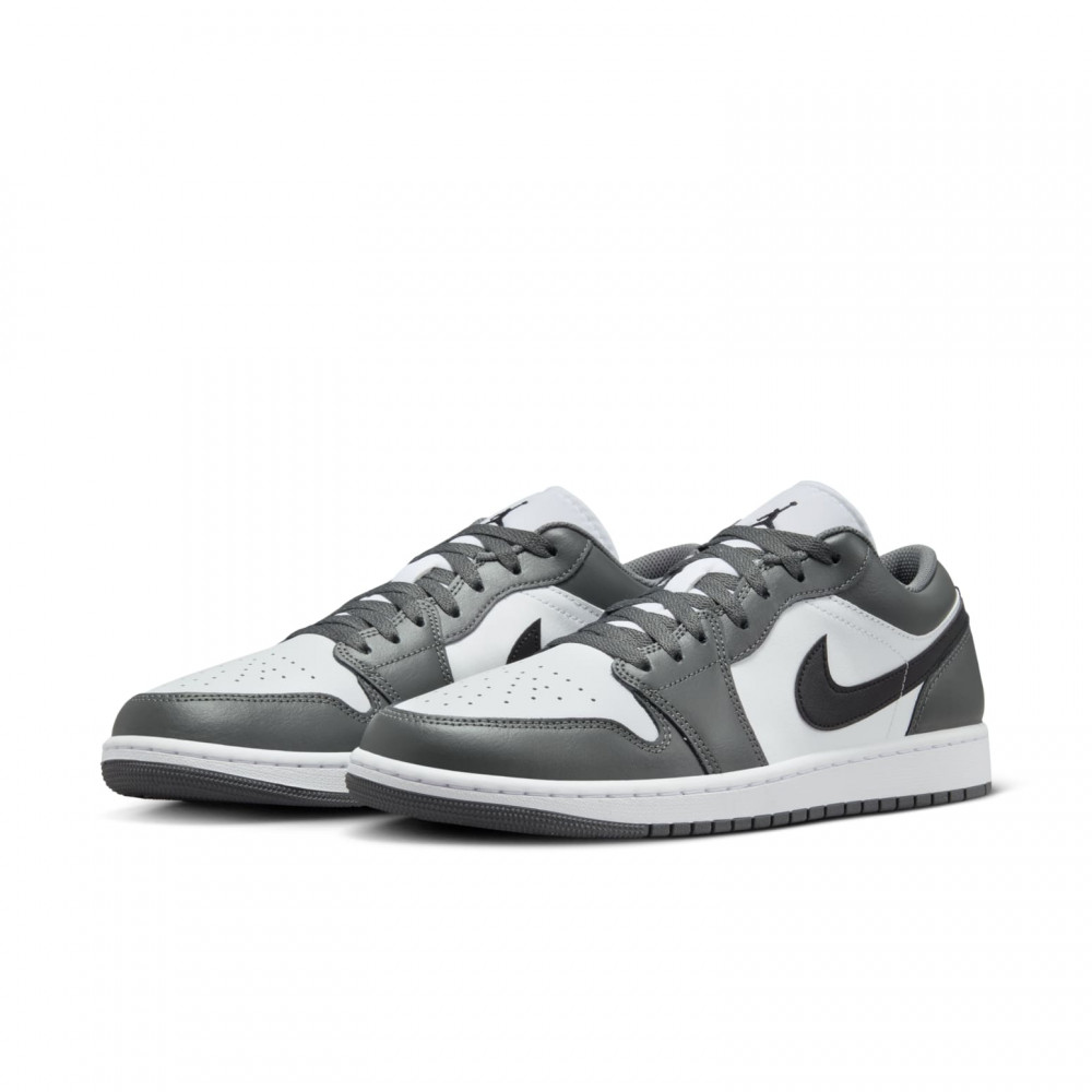 Air Jordan 1 Low White Iron Grey 553558-152 Air Jordan 1 Low White Iron Grey 553558-152