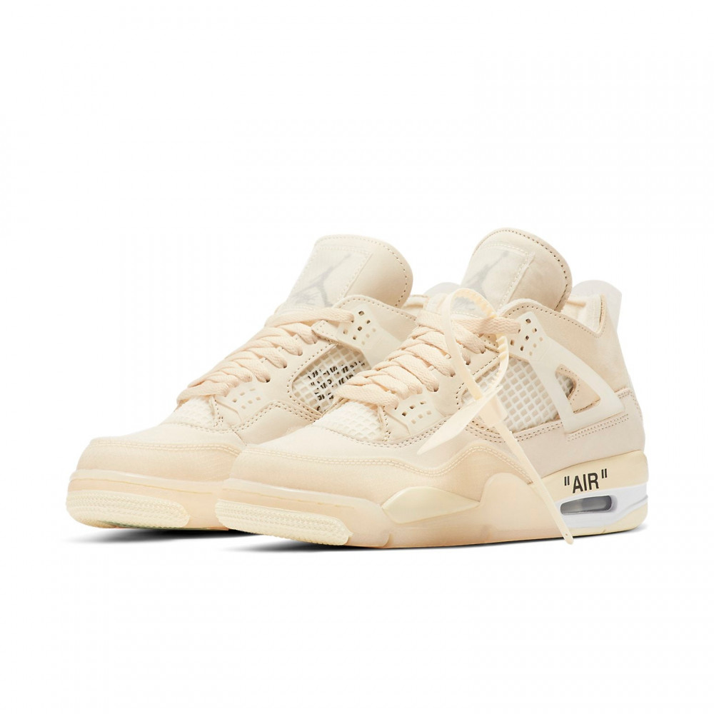 (WMNS) Air Jordan 4 x Off-White SP Sail CV9388-100 (WMNS) Air Jordan 4 x Off-White SP Sail CV9388-100