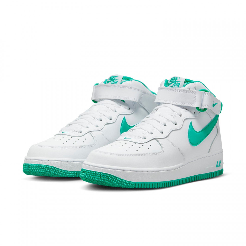 Nike Air Force 1 Mid  White/Clear Jade  DV0806-102