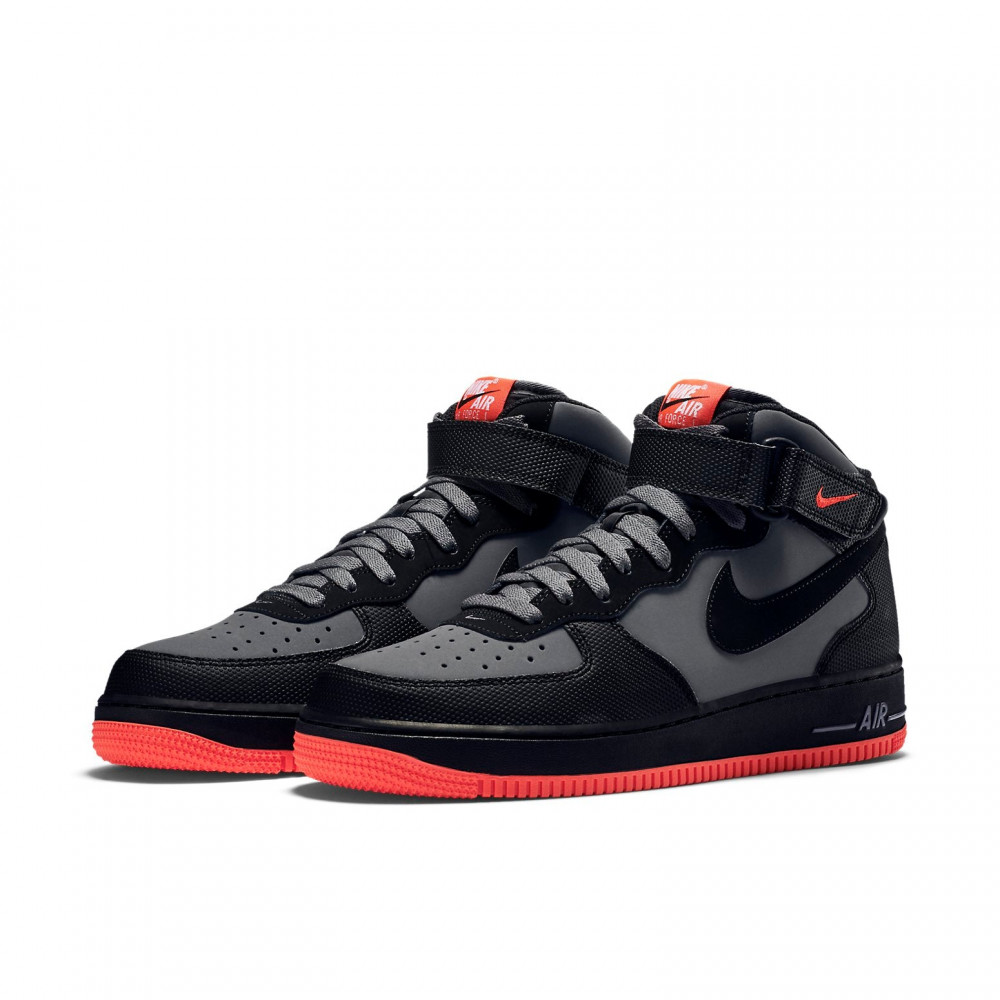 Nike Air Force 1 Mid  07  Dark Grey Crimson  315123-031