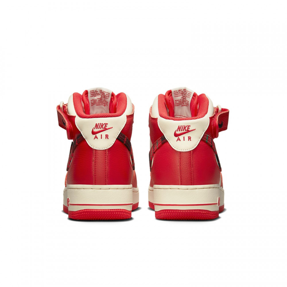Nike Air Force 1 Mid  07 LX  Red Plaid  DV0792-101