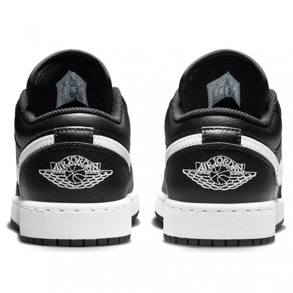 (GS) Air Jordan 1 Low Black Summit White 553560-043 (GS) Air Jordan 1 Low Black Summit White 553560-043