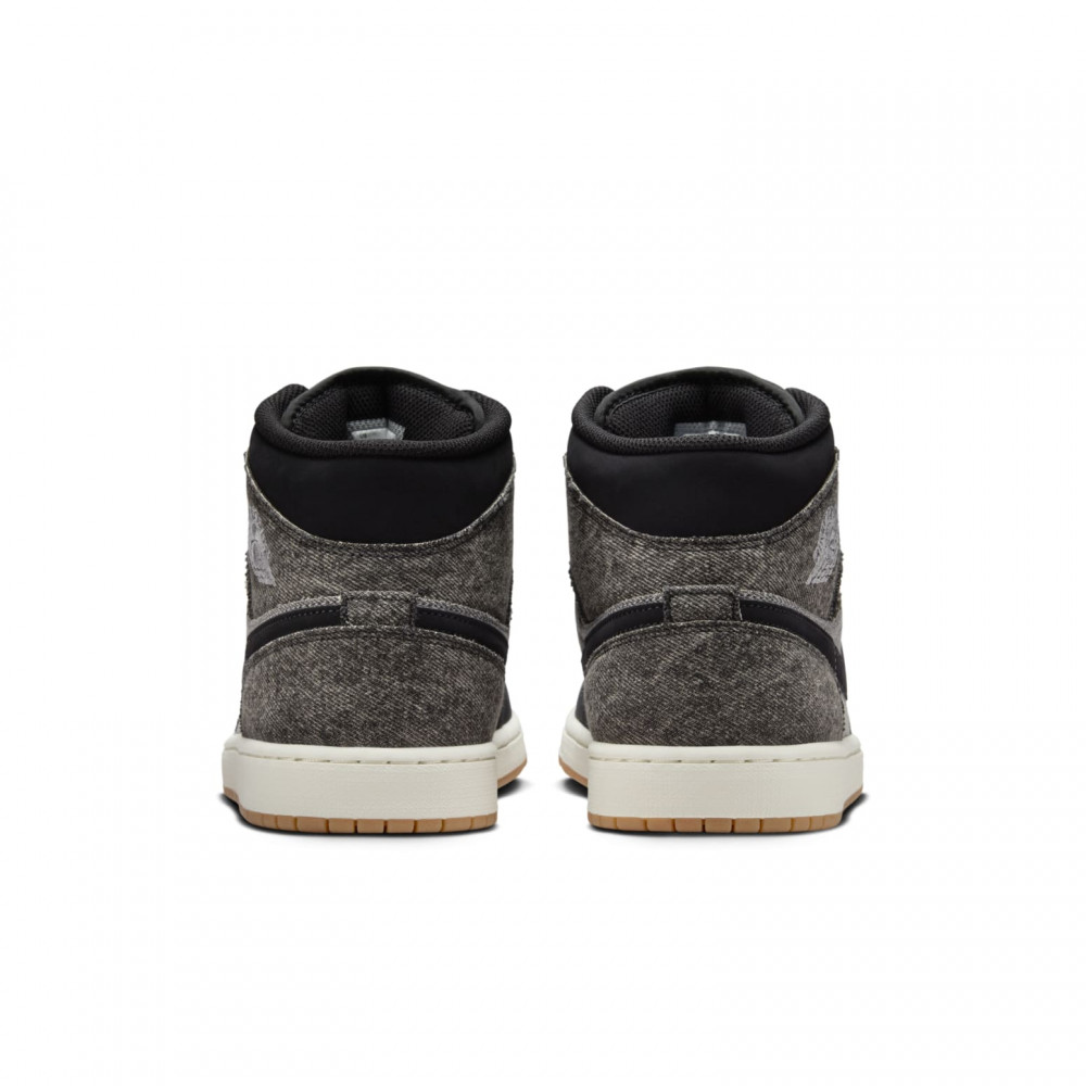 Air Jordan 1 Mid SE Black Denim HJ4363-001 Air Jordan 1 Mid SE Black Denim HJ4363-001