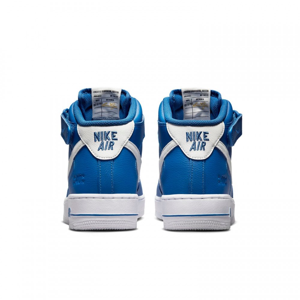 Nike Air Force 1 Mid  07 LV8  40th Anniversary   Blue Jay  DR9513-400