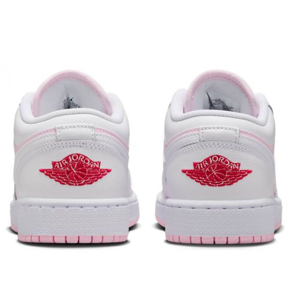 (GS) Air Jordan 1 Low Pink Foam White 553560-608 (GS) Air Jordan 1 Low Pink Foam White 553560-608