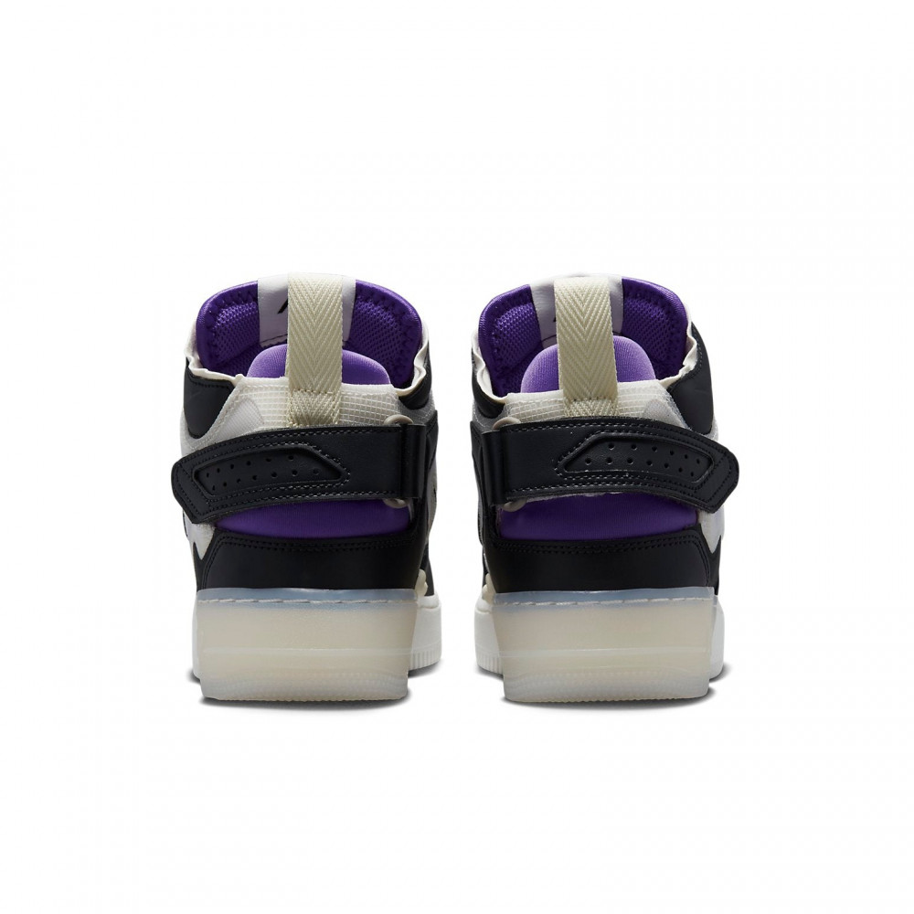 Nike Air Force 1 Mid React  Off Noir Action Grape  DQ1872-001