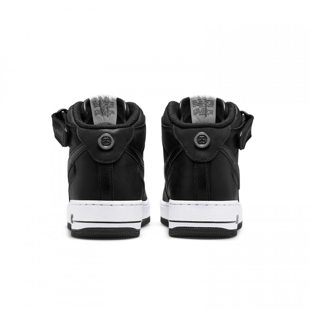 Nike x Stussy Air Force 1 Mid  Black Snakeskin  DJ7840-001