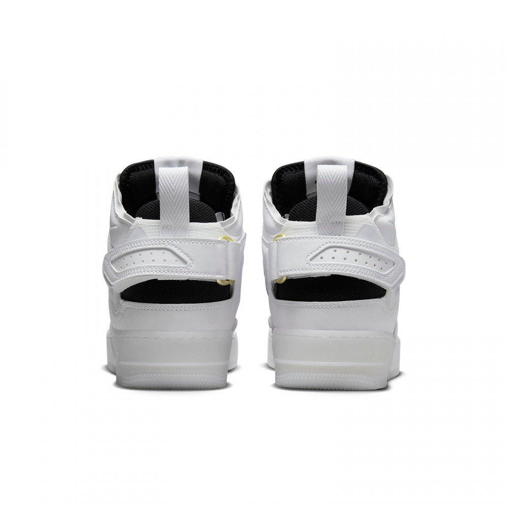 Nike Air Force 1 Mid React  40th Anniversary   White Black  DQ7668-100