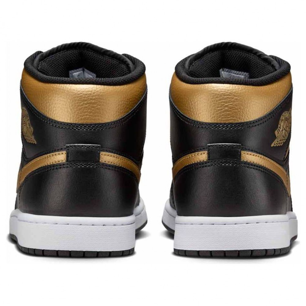 Air Jordan 1 Mid Black Metallic Gold DQ8426-071 Air Jordan 1 Mid Black Metallic Gold DQ8426-071