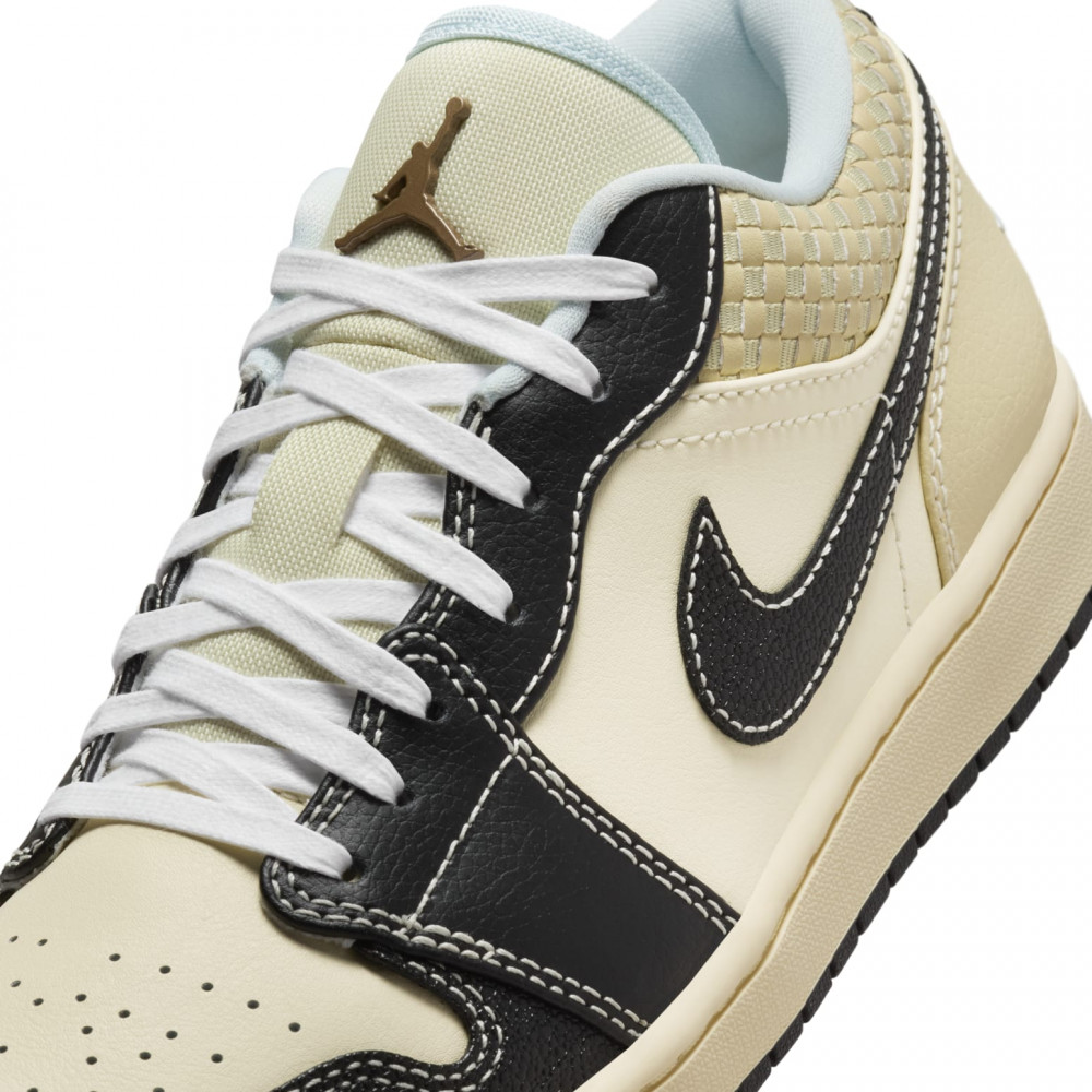 Air Jordan 1 Low SE Coconut Milk Black Muslin HQ3437-101 Air Jordan 1 Low SE Coconut Milk Black Muslin HQ3437-101