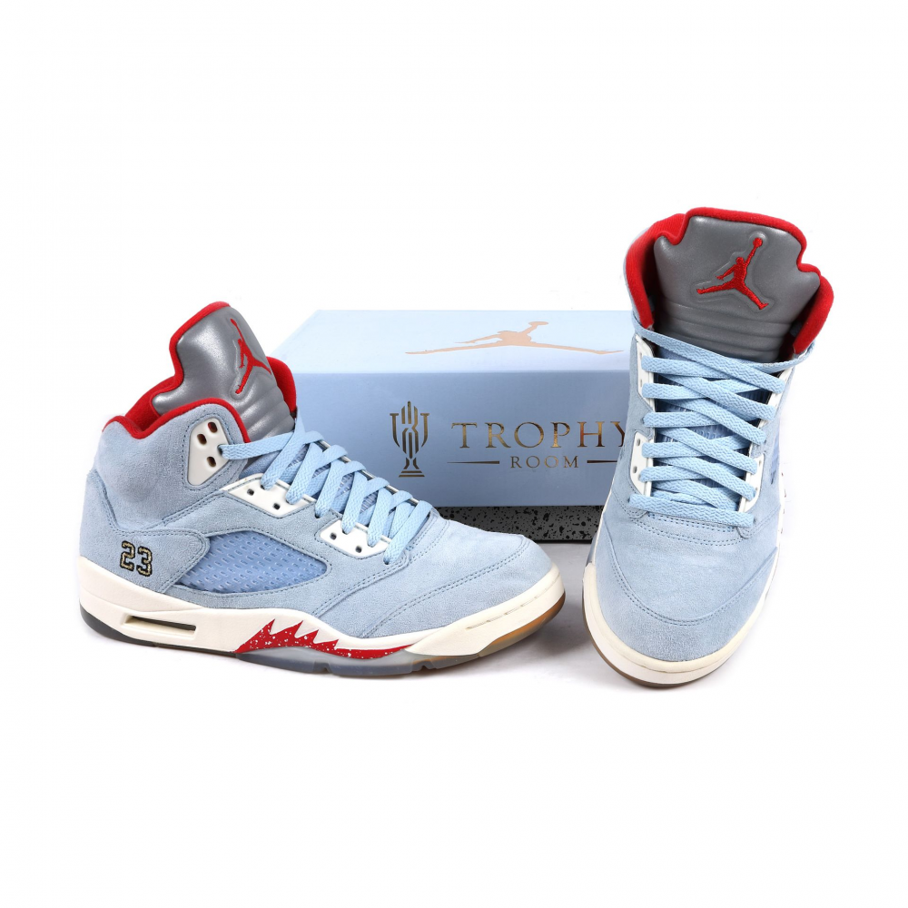 Air Jordan 5 Retro x Trophy Room Ice Blue CI1899-400 Air Jordan 5 Retro x Trophy Room Ice Blue CI1899-400