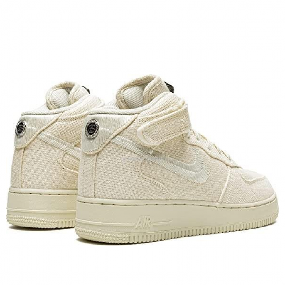 Nike x Stussy Air Force 1 Mid  Fossil  DJ7841-200