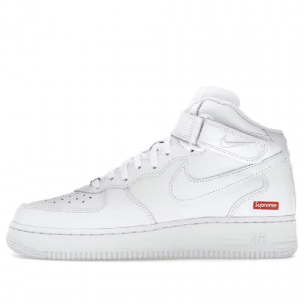 Nike x Supreme Air Force 1 Mid  White  FZ8784-100