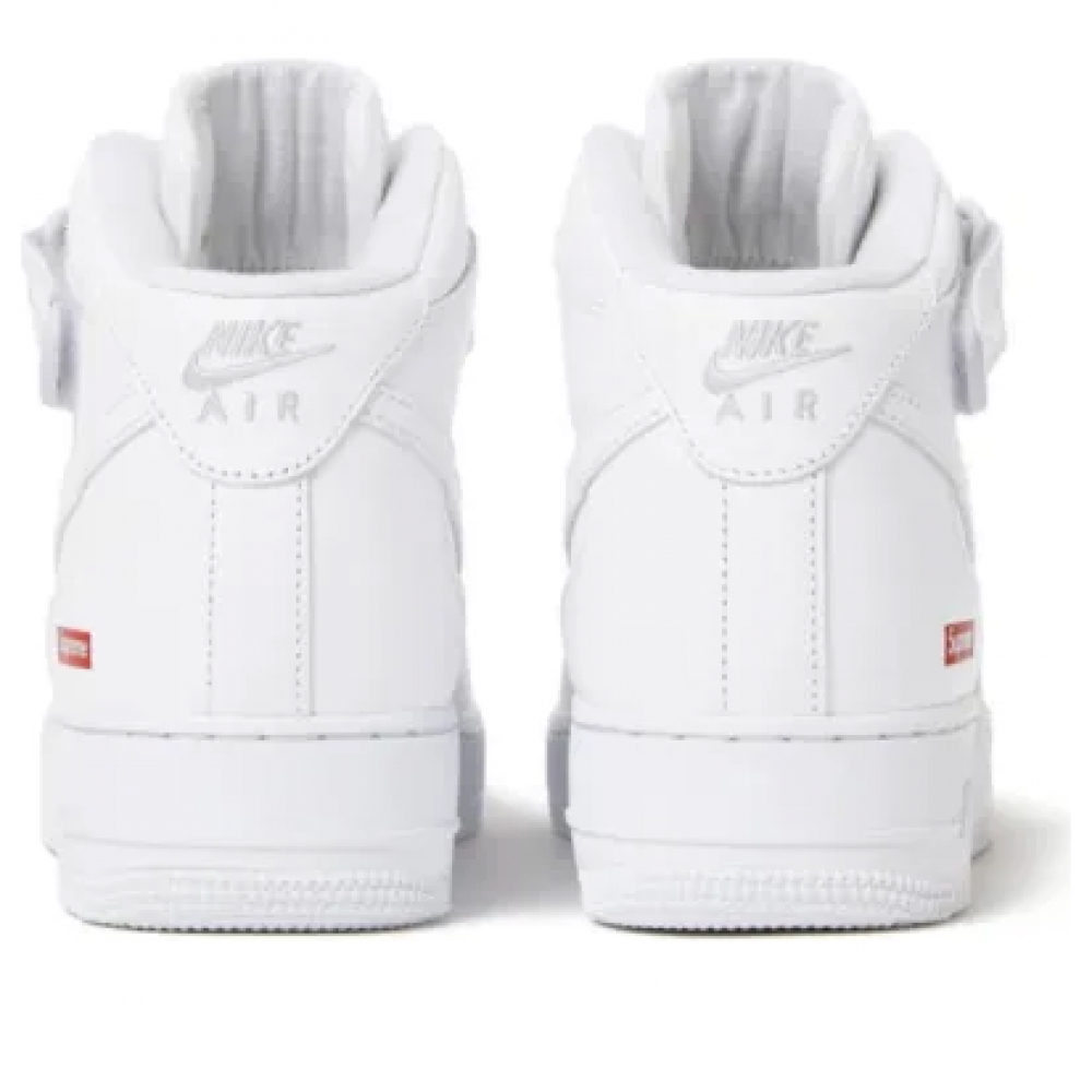 Nike x Supreme Air Force 1 Mid  White  FZ8784-100