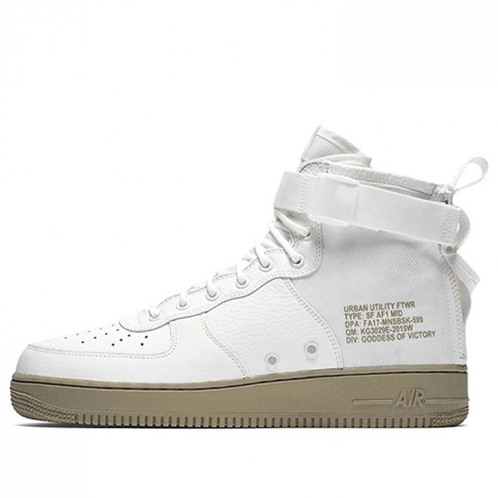 Nike SF Air Force 1 Mid  Olive Ivory  917753-101