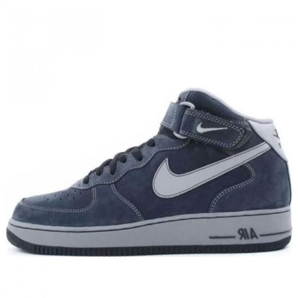 Nike Air Force 1 Mid  Dark Obsidian Stealth  306352-401
