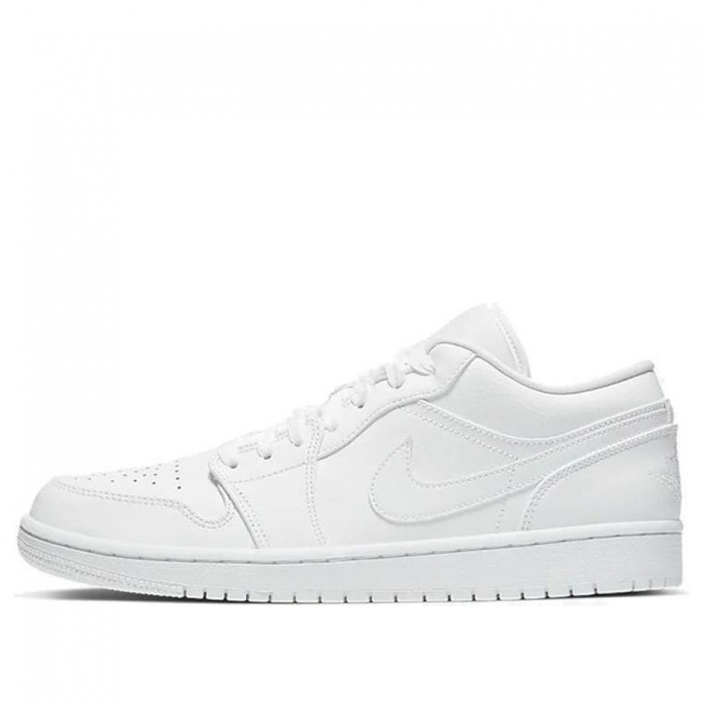 Air Jordan 1 Low  Triple White  553558-126