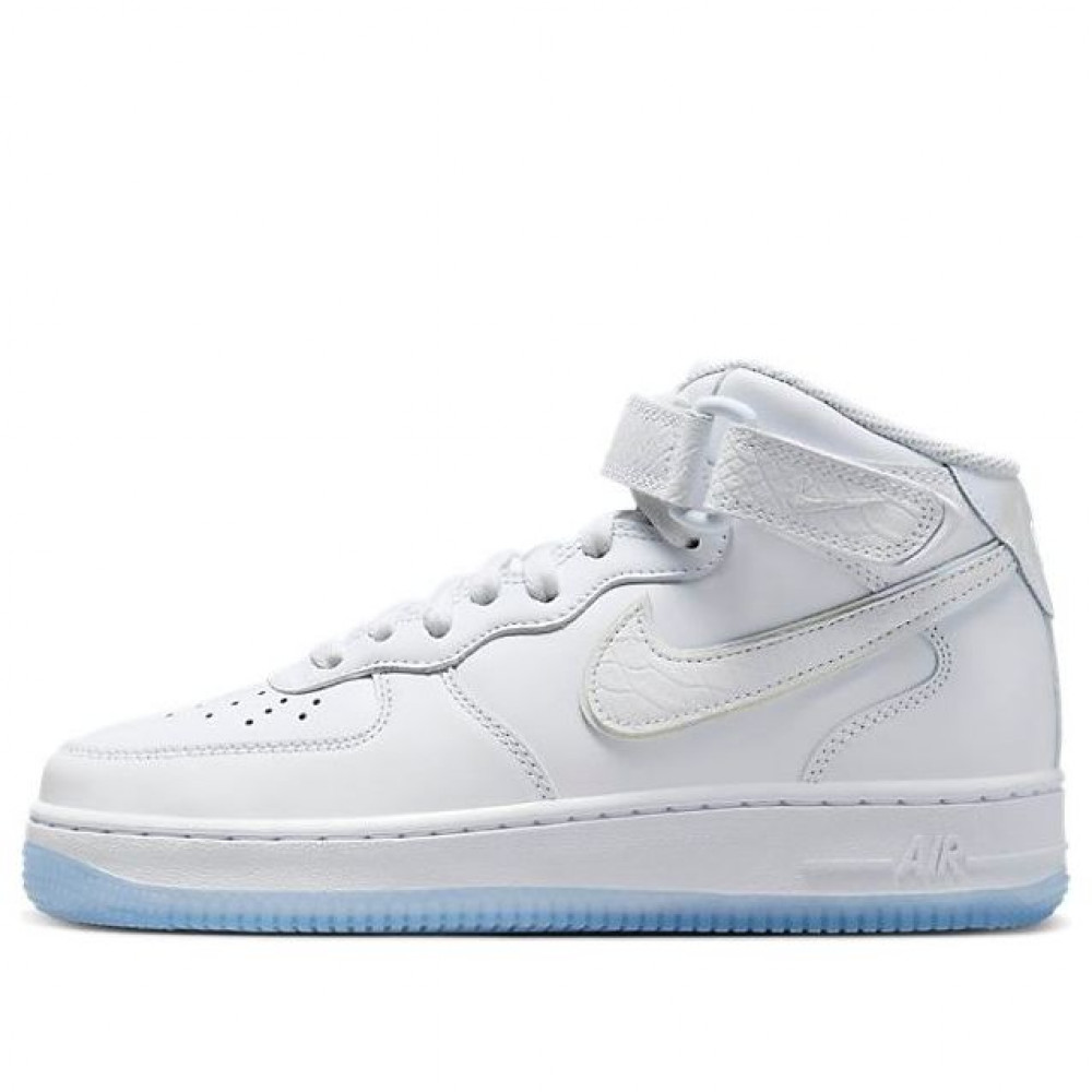 (WMNS) Nike Air Force 1 Mid  White Ice Reptile  FN4274-100