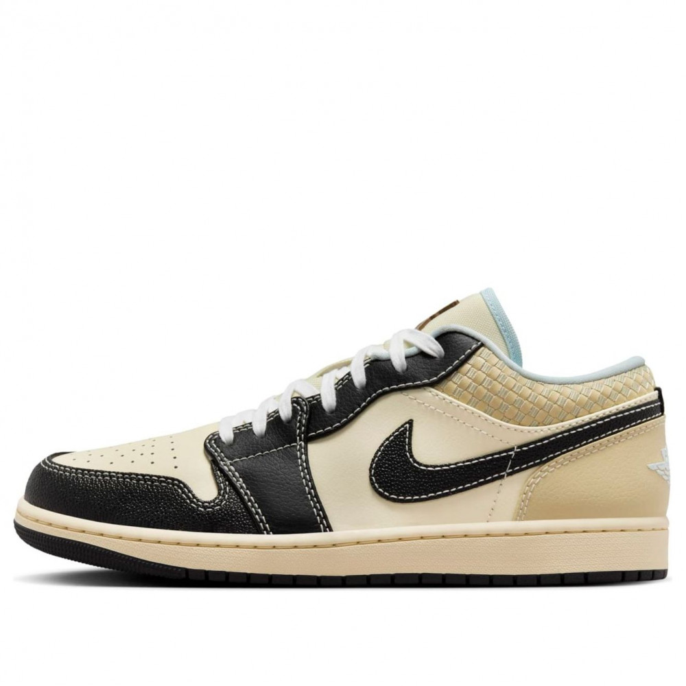 Air Jordan 1 Low SE Coconut Milk Black Muslin HQ3437-101 Air Jordan 1 Low SE Coconut Milk Black Muslin HQ3437-101