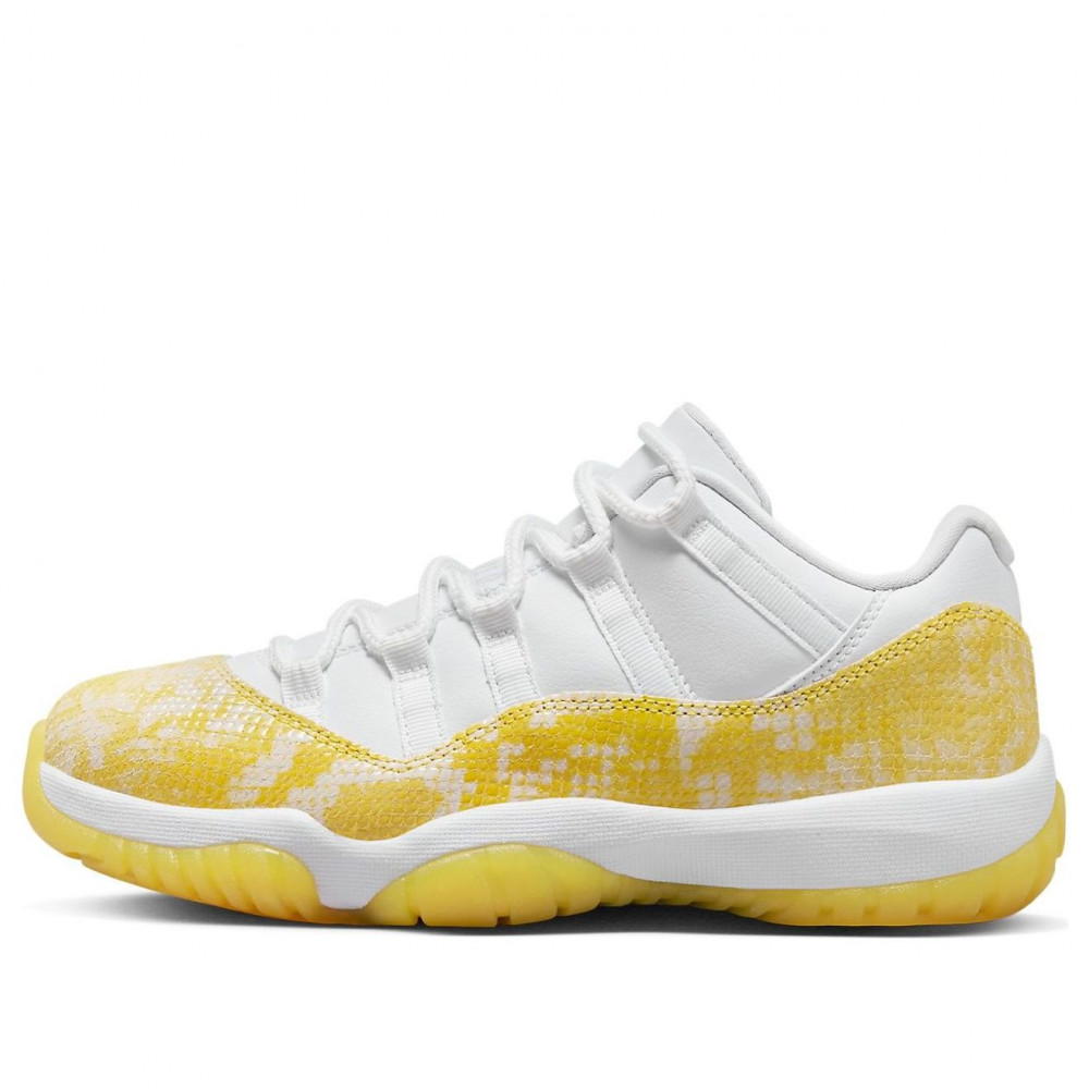 (WMNS) Air Jordan 11 Retro Low  Yellow Snakeskin  AH7860-107