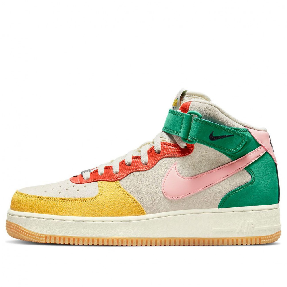 Nike Air Force 1 Mid  Vivid Sulfur Rush Orange  DR0158-100