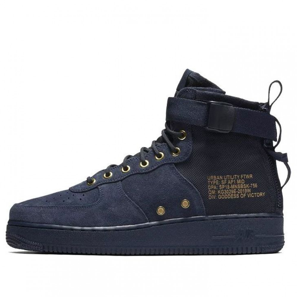 Nike SF Air Force 1 Mid  Obsidian  917753-400