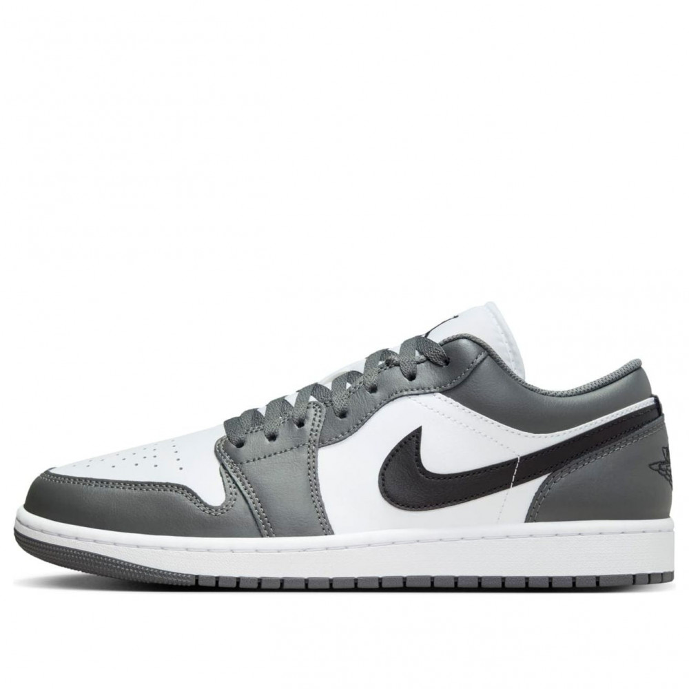 Air Jordan 1 Low White Iron Grey 553558-152 Air Jordan 1 Low White Iron Grey 553558-152
