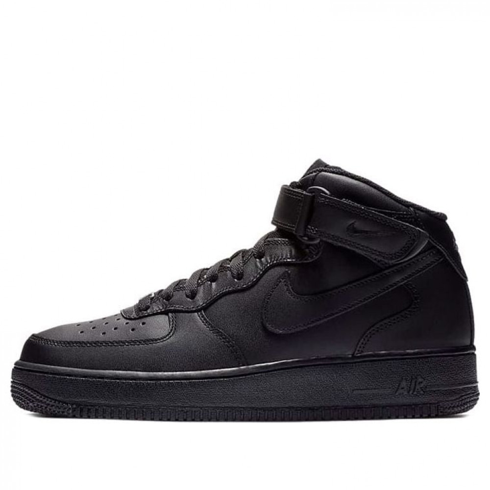 Nike Air Force 1 Mid  07  Triple Black 2016  315123-001